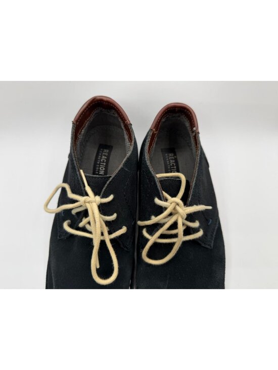 Kenneth Cole Reaction Desert Wind Chukka Boots Men Size 10M Dark Blue Leather